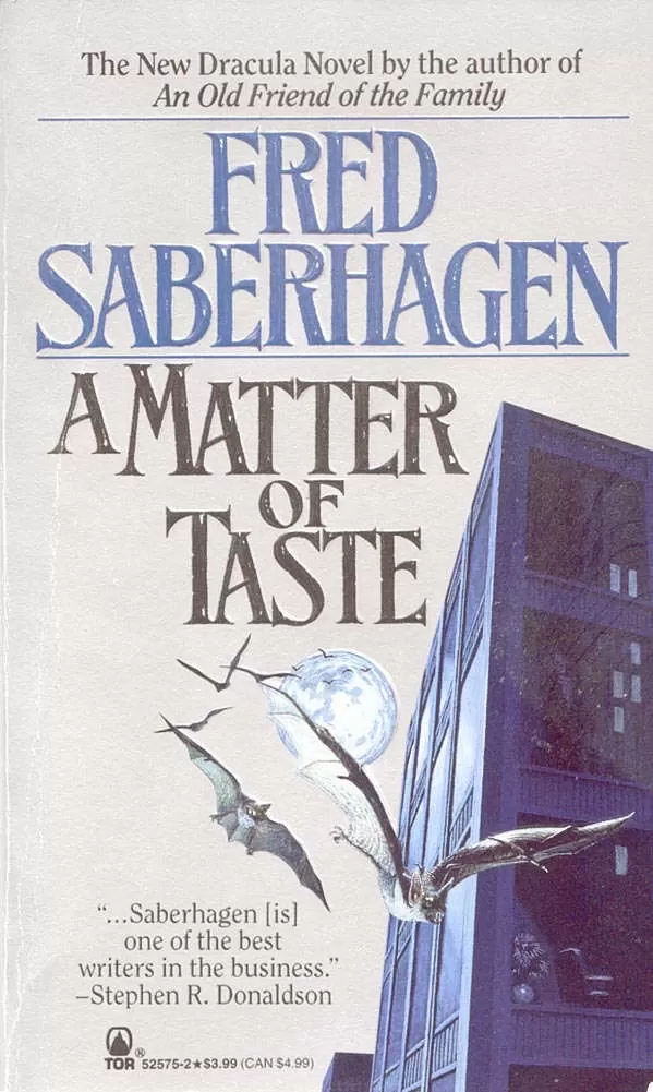 A Matter of Taste (Dracula sequence #6) by Fred Saberhagen