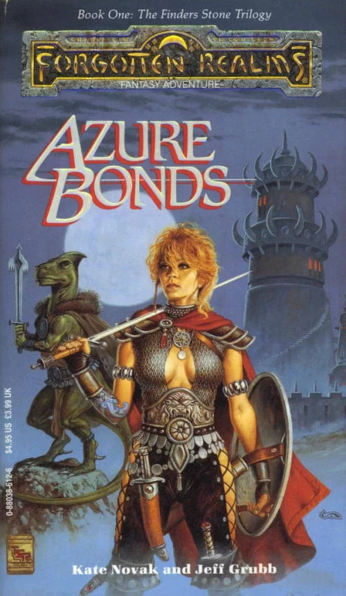 Azure Bonds (Forgotten Realms: The Finder's Stone Trilogy #1) by Kate Novak, Jeff Grubb