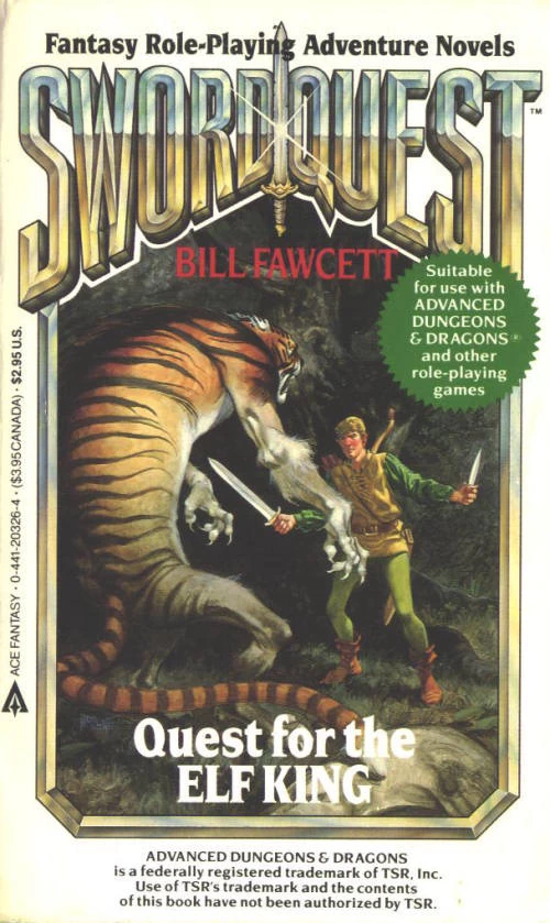 Quest for the Elf King (Swordquest #4) by Bill Fawcett