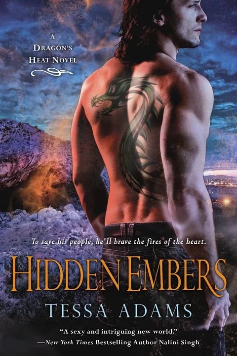 Hidden Embers (Dragon's Heat #2) by Tessa Adams