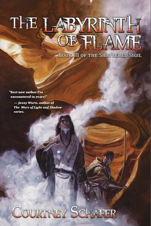 The Labyrinth of Flame (The Shattered Sigil #3) by Courtney Schafer