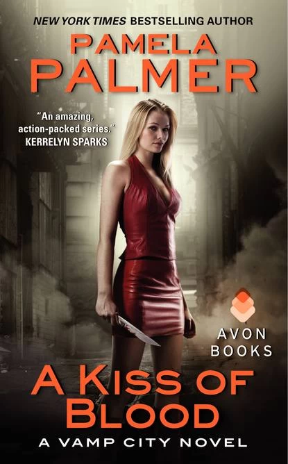 A Kiss of Blood (Vamp City #2) by Pamela Palmer
