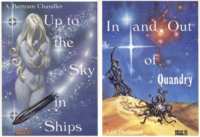 Up to the Sky in Ships / In and Out of Quandry by A. Bertram Chandler, Lee Hoffman