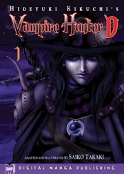 Vampire Hunter D 1 (Vampire Hunter D Manga #1) by Hideyuki Kikuchi, Saiko Takaki