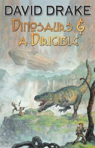 Dinosaurs & a Dirigible by David Drake