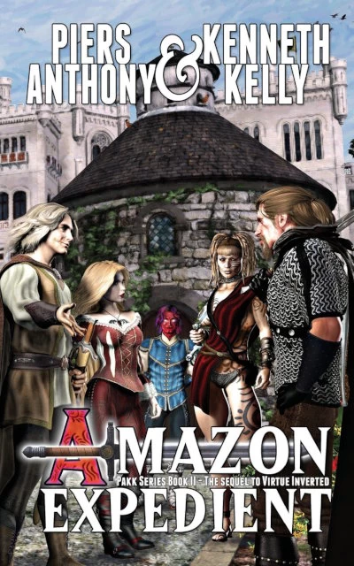 Amazon Expedient (Pakk Trilogy #2) by Piers Anthony, Kenneth Kelly
