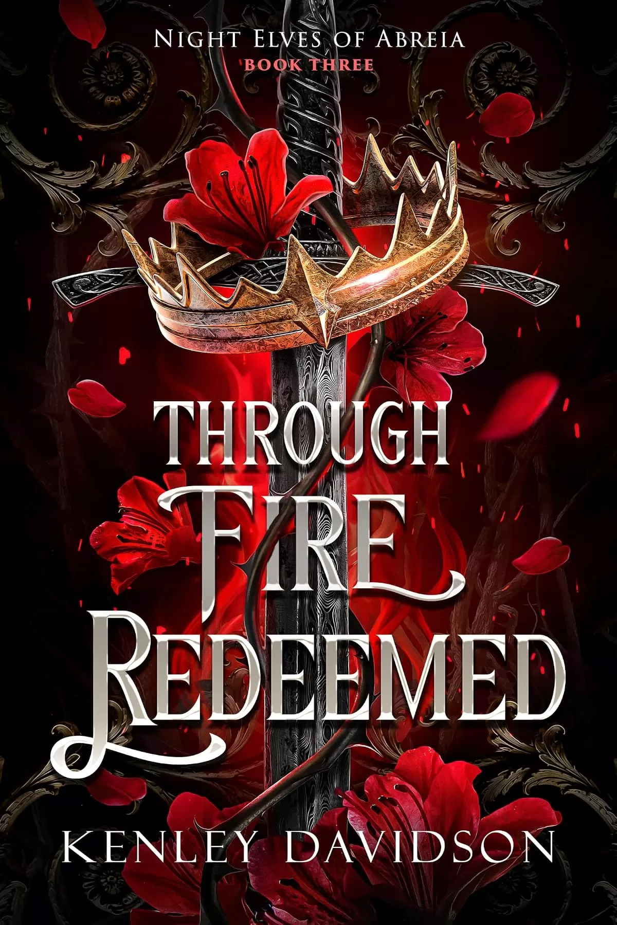 Through Fire Redeemed (Night Elves of Abreia #3) by Kenley Davidson
