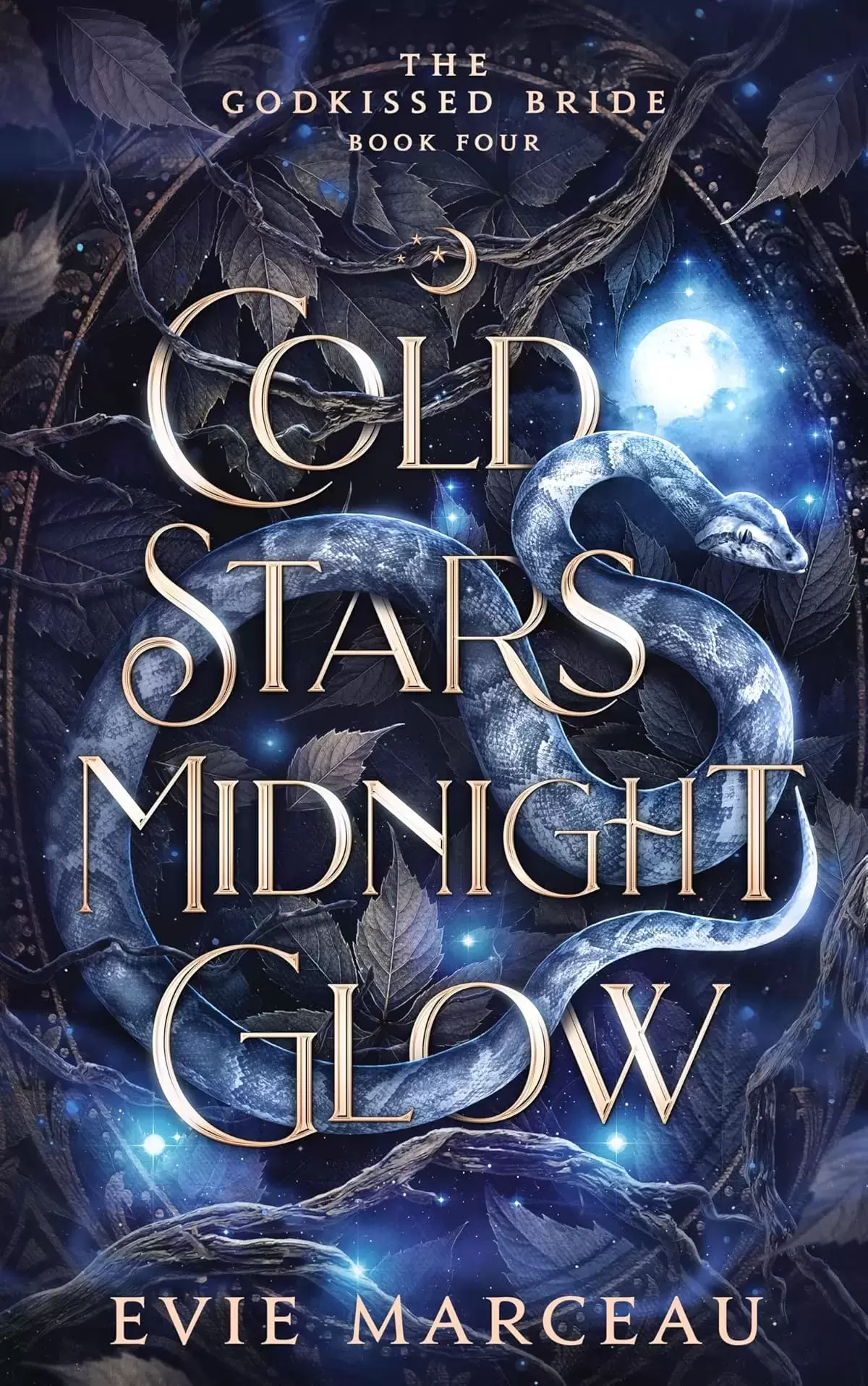 Cold Stars Midnight Glow: A Dark Forbidden Fantasy (The Godkissed Bride #4) by Evie Marceau
