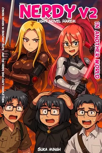 Nerdy Vol.2 In Another World (Light Novel Harem): Cyborg Women in Skintight Suits – And the Nerds Who Can’t Handle Them (Nerds in Another World #2) by Suka Mingh