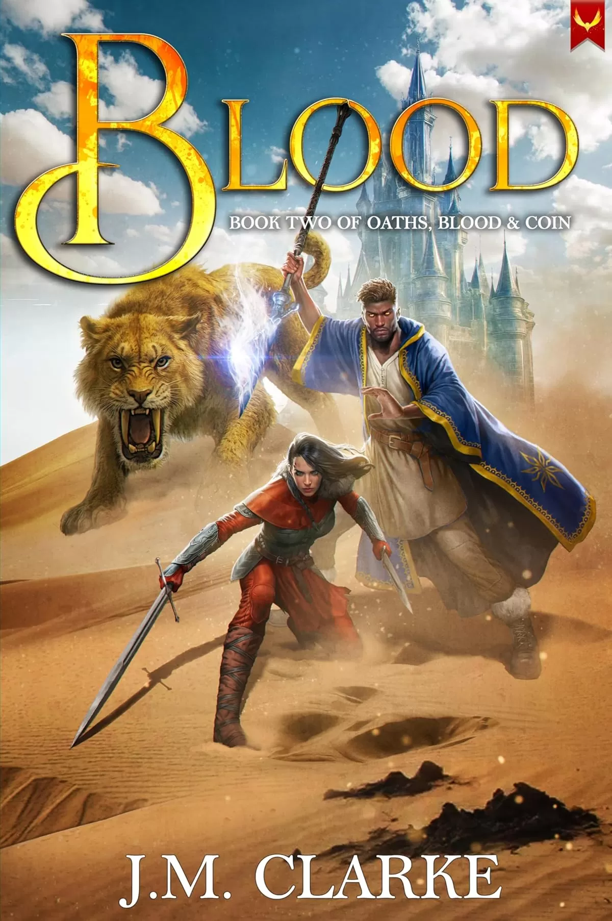 Blood: A Progression Fantasy Epic (Oaths, Blood, and Coin #2) by J.M. Clarke