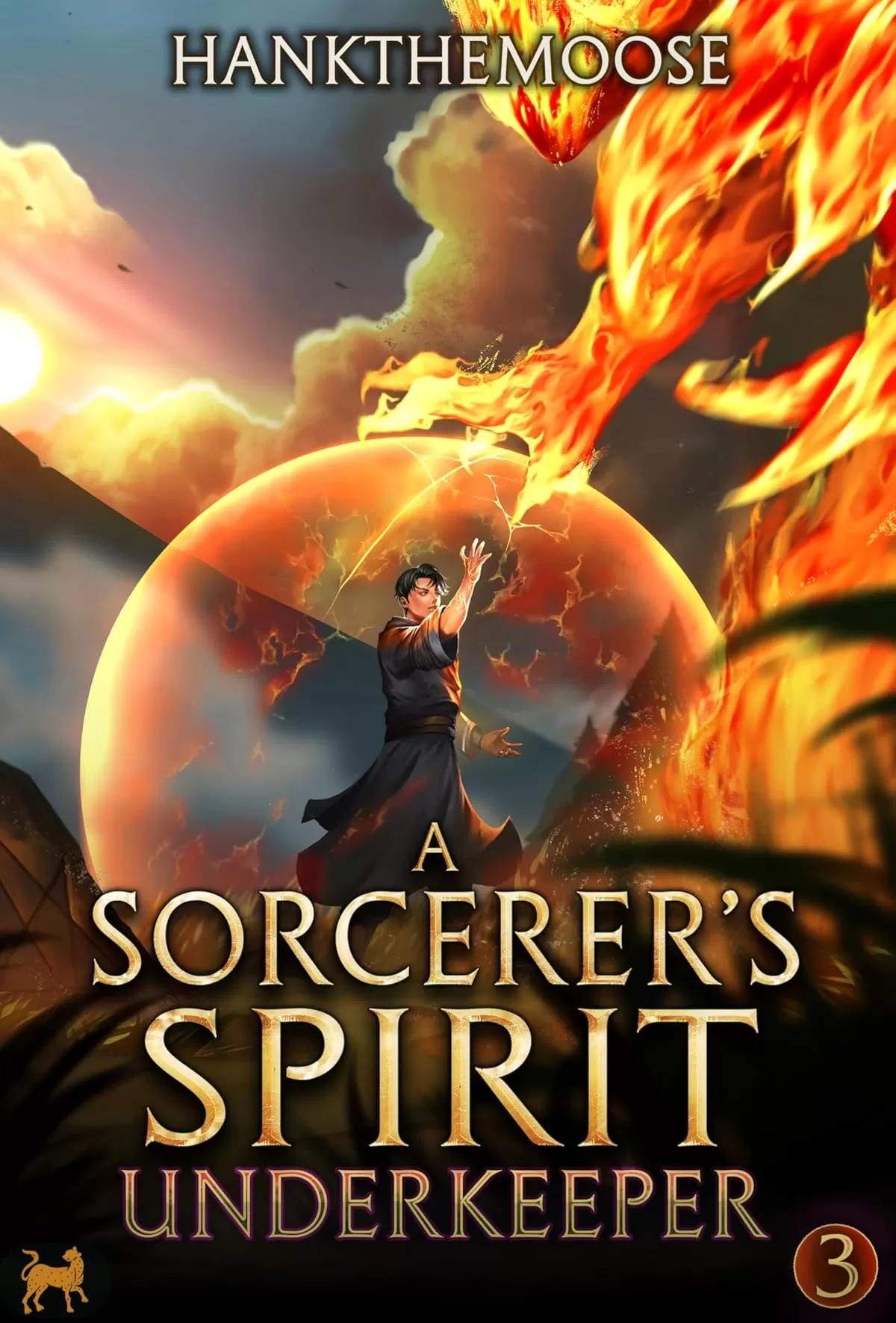 A Sorcerer’s Spirit: A Progression Fantasy Adventure (Underkeeper #3) by Hankthemoose