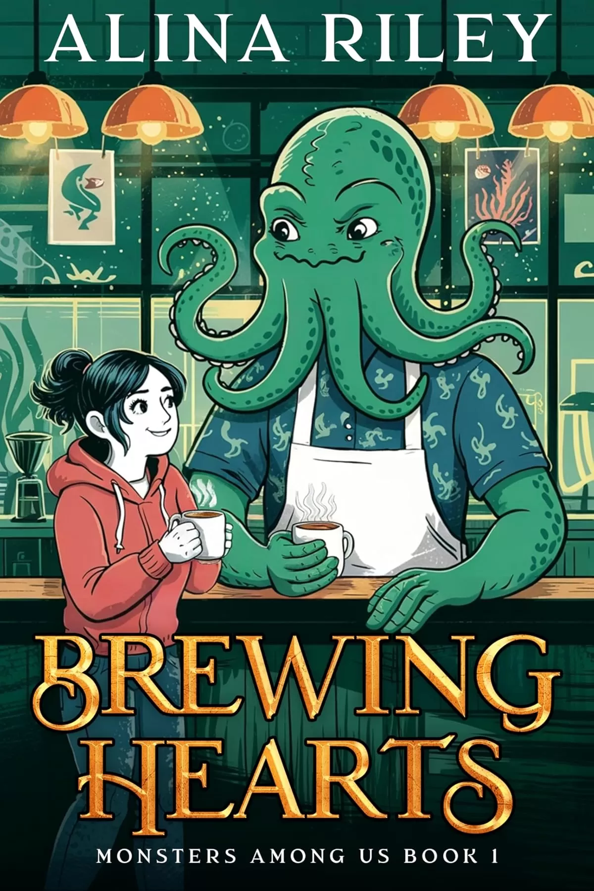 Brewing Hearts (Monsters Among Us #1) by Alina Riley