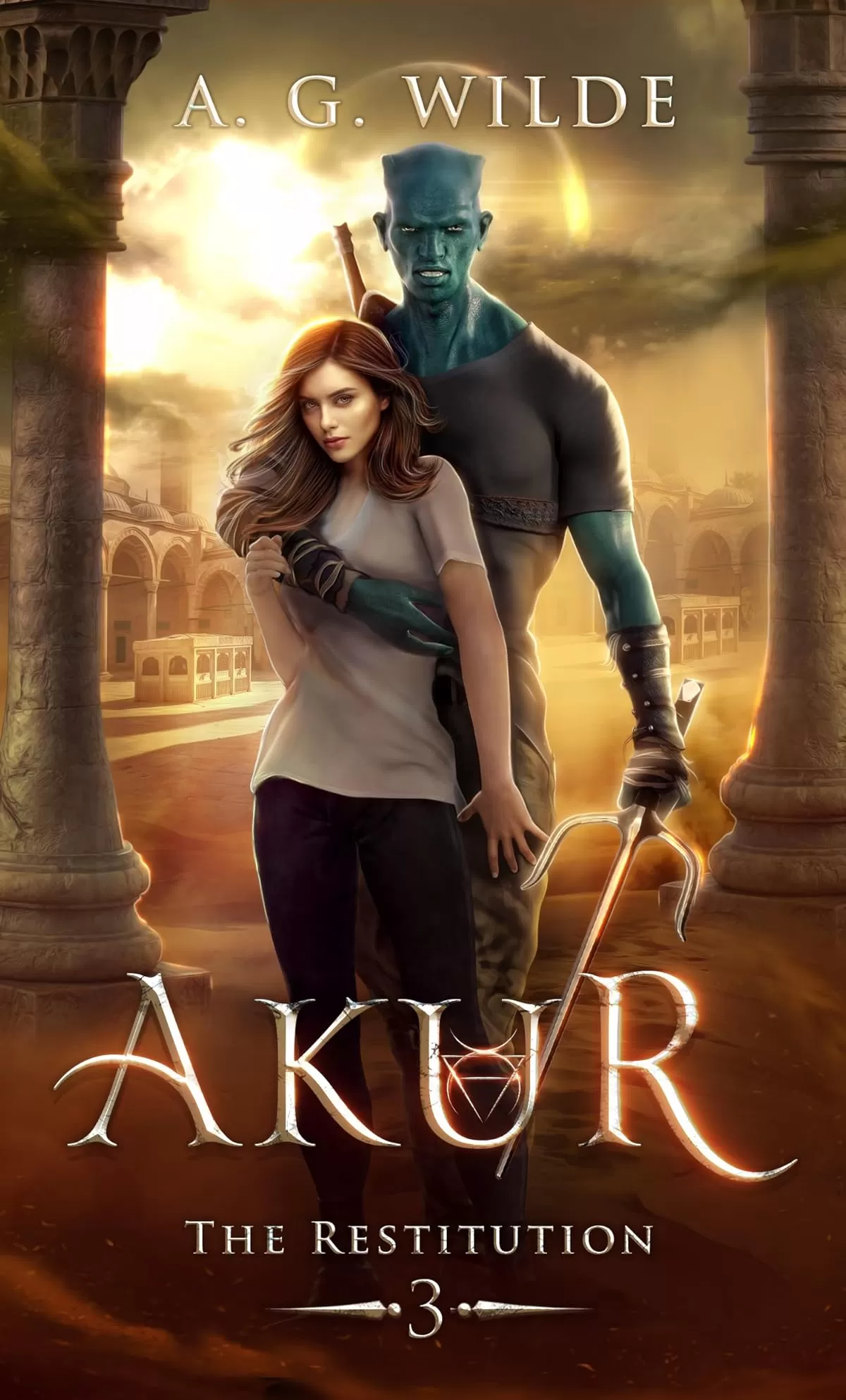 Akur: A Sci-fi Alien Abduction Romance (The Restitution #3) by A.G. Wilde