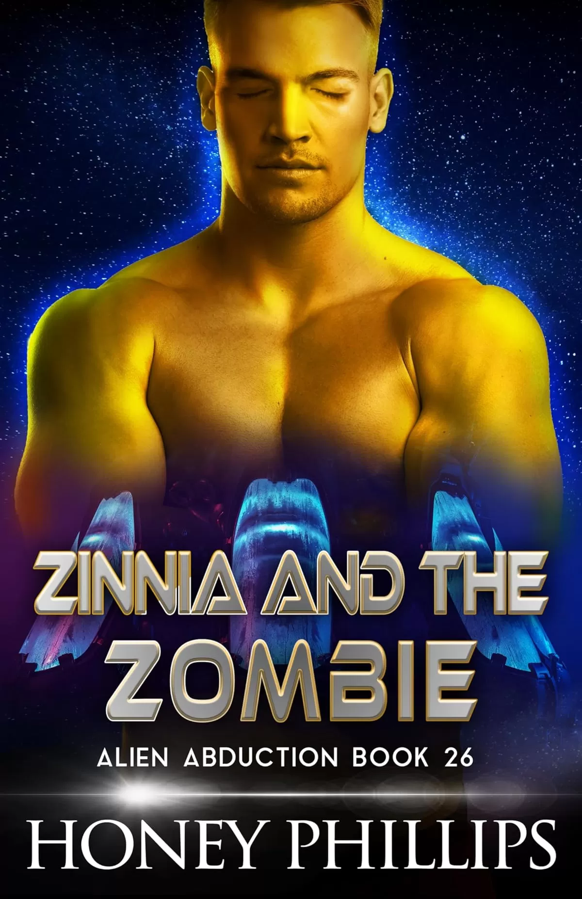 Zinnia and the Zombie: A SciFi Alien Romance (Alien Abduction #26) by Honey Phillips