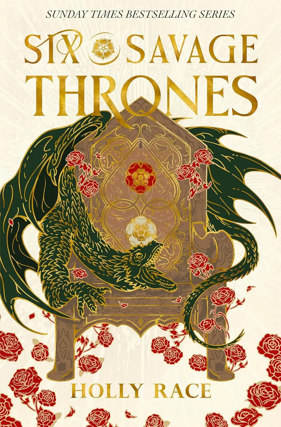 Six Savage Thrones (Queens of Elben #2) by Holly Race