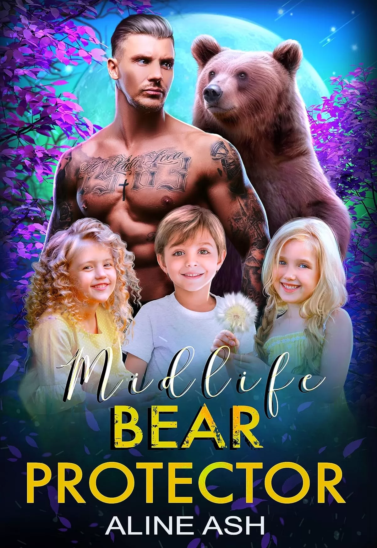 Midlife Bear Protector: A Fated Mate Shifter Romance (Bear Mates Over Forty #6) by Aline Ash