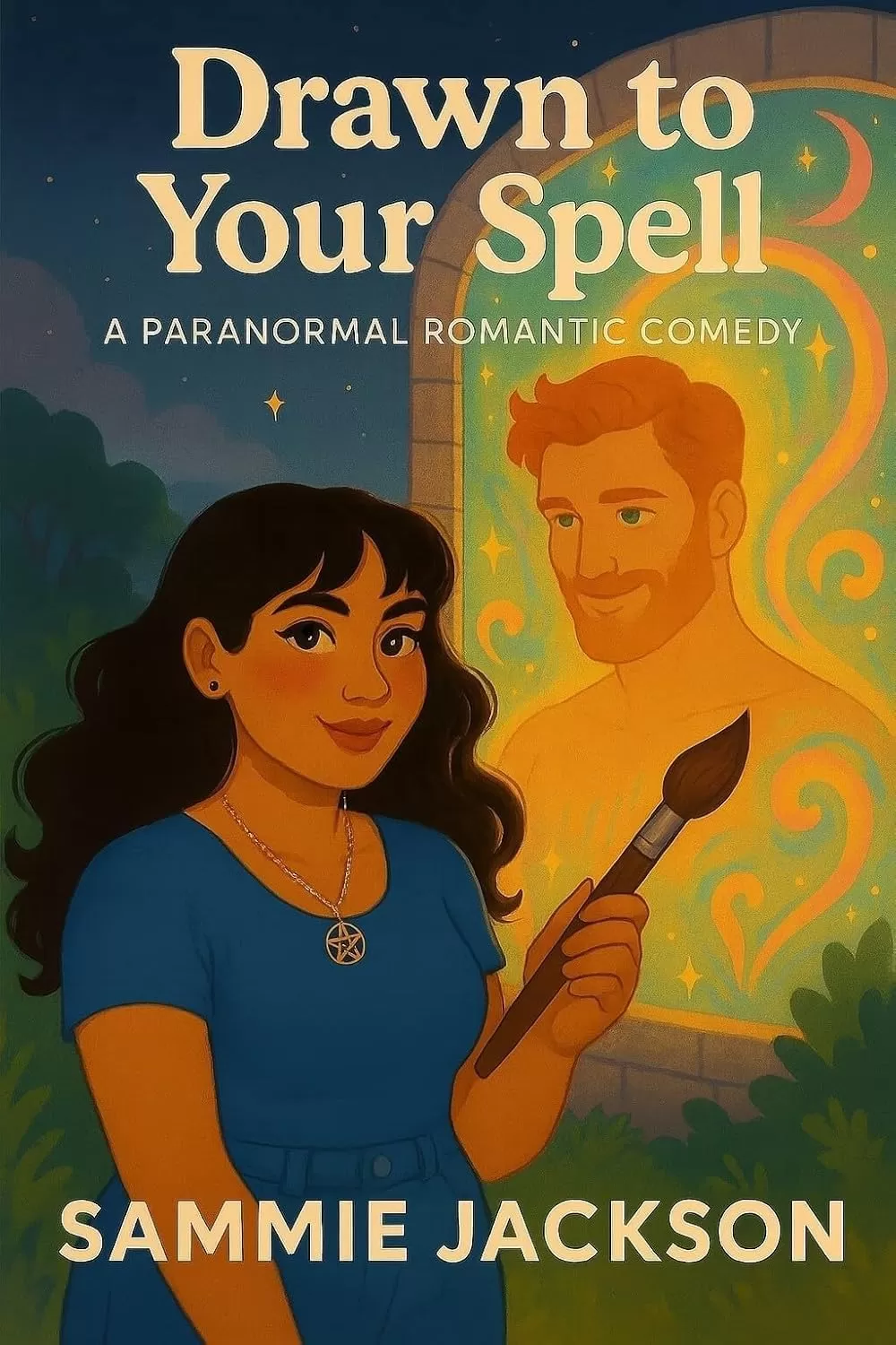 Drawn to Your Spell: A Cozy Paranormal Rom-Com Novella (Moonriver Cove) by Sammie Jackson