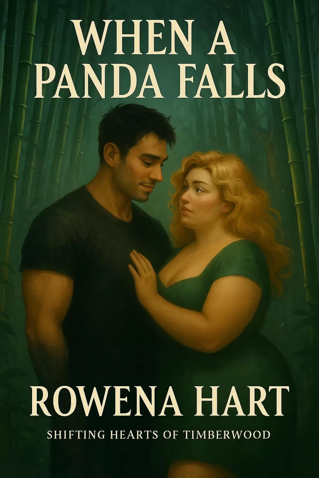 When a Panda Falls (Shifting Hearts of Timberwood #2) by Rowena Hart