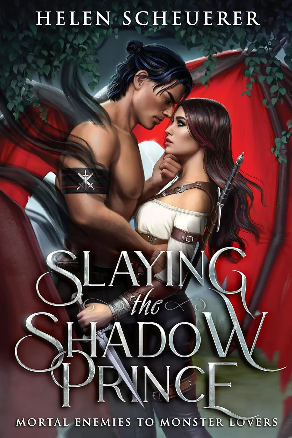 Slaying the Shadow Prince: An enemies to lovers fantasy romance by Helen Scheuerer