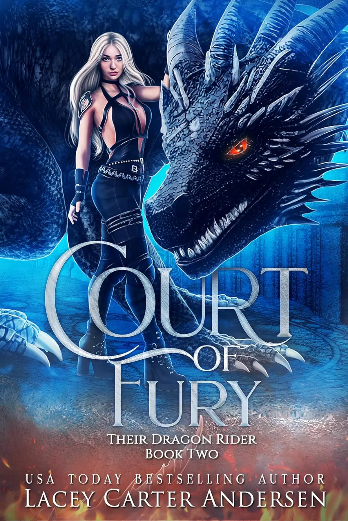 Court of Fury: A Bully Fantasy Reverse Harem Romance (Their Dragon Rider #2) by Lacey Carter Andersen