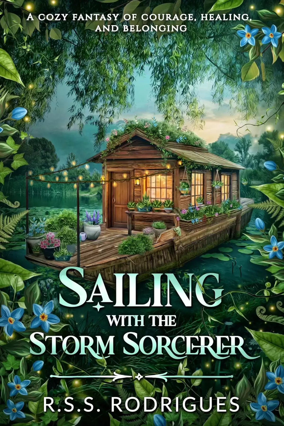 Sailing with the Storm Sorcerer: A cozy fantasy of courage, healing, and belonging (Tales of Silverfern Hollow #3) by R.S.S. Rodrigues