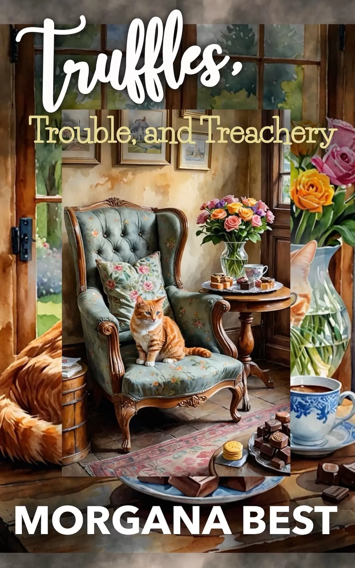Truffles, Trouble, and Treachery: Traditional Cozy Mystery (Chocolate Shop Mysteries #3) by Morgana Best