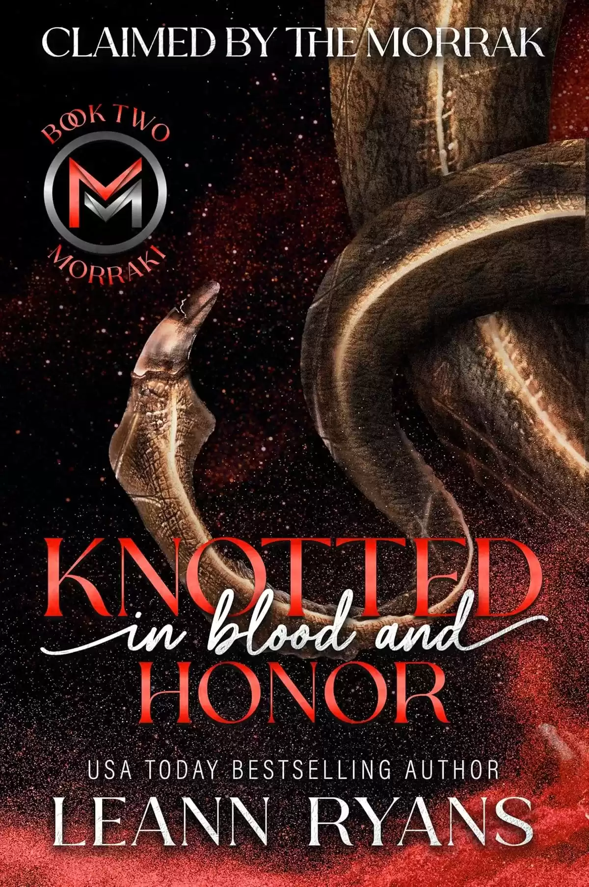 Knotted in Blood and Honor: An Alpha Alien Romance (Claimed by the Morrak #2) by Leann Ryans