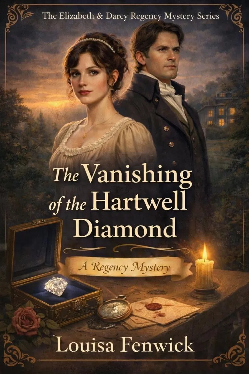 The Vanishing of the Hartwell Diamond (Elizabeth & Darcy Regency Mystery Series #3) by Louisa Fenwick