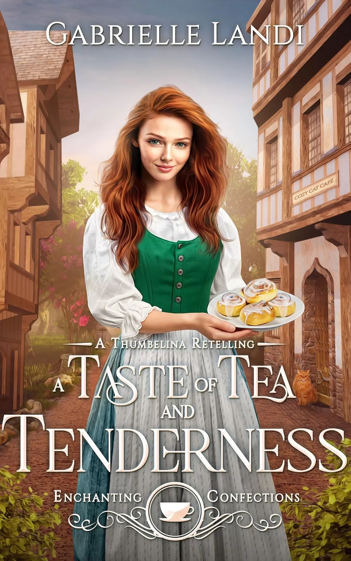 A Taste of Tea and Tenderness: A Cozy Fantasy Thumbelina Retelling (Enchanting Confections #3) by Gabrielle Landi
