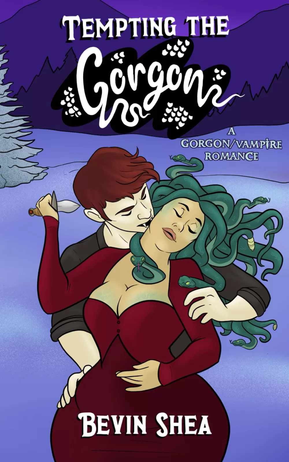 Tempting The Gorgon: A Gorgon/Vampire Romance (Ó Cuinn HOMES #2) by Bevin Shea