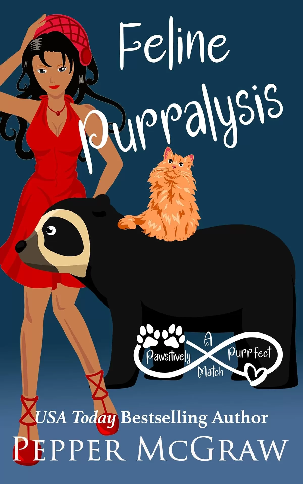 Feline Purralysis: A Pawsitively Purrfect Match (Matchmaking Cats of the Goddesses #19) by Pepper McGraw