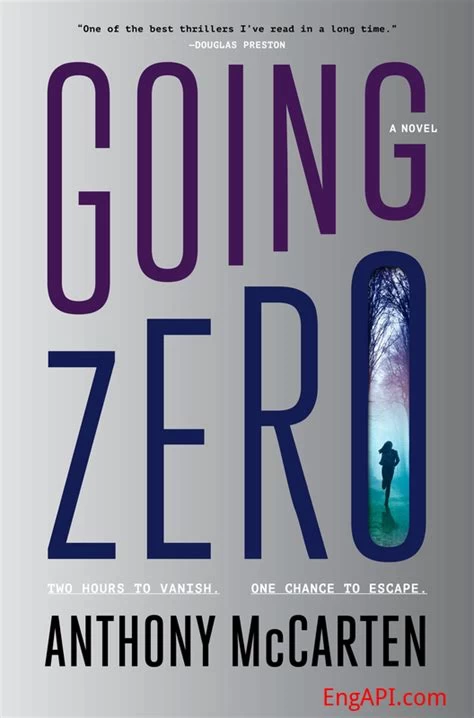 Going Zero by Anthony McCarten