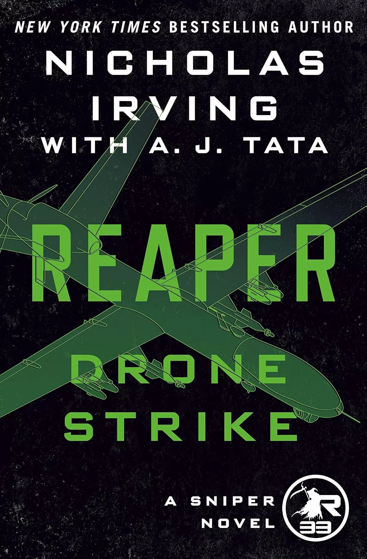 Reaper Drone Strike (The Reaper Series #3) by A. J. Tata, Nicholas Irving