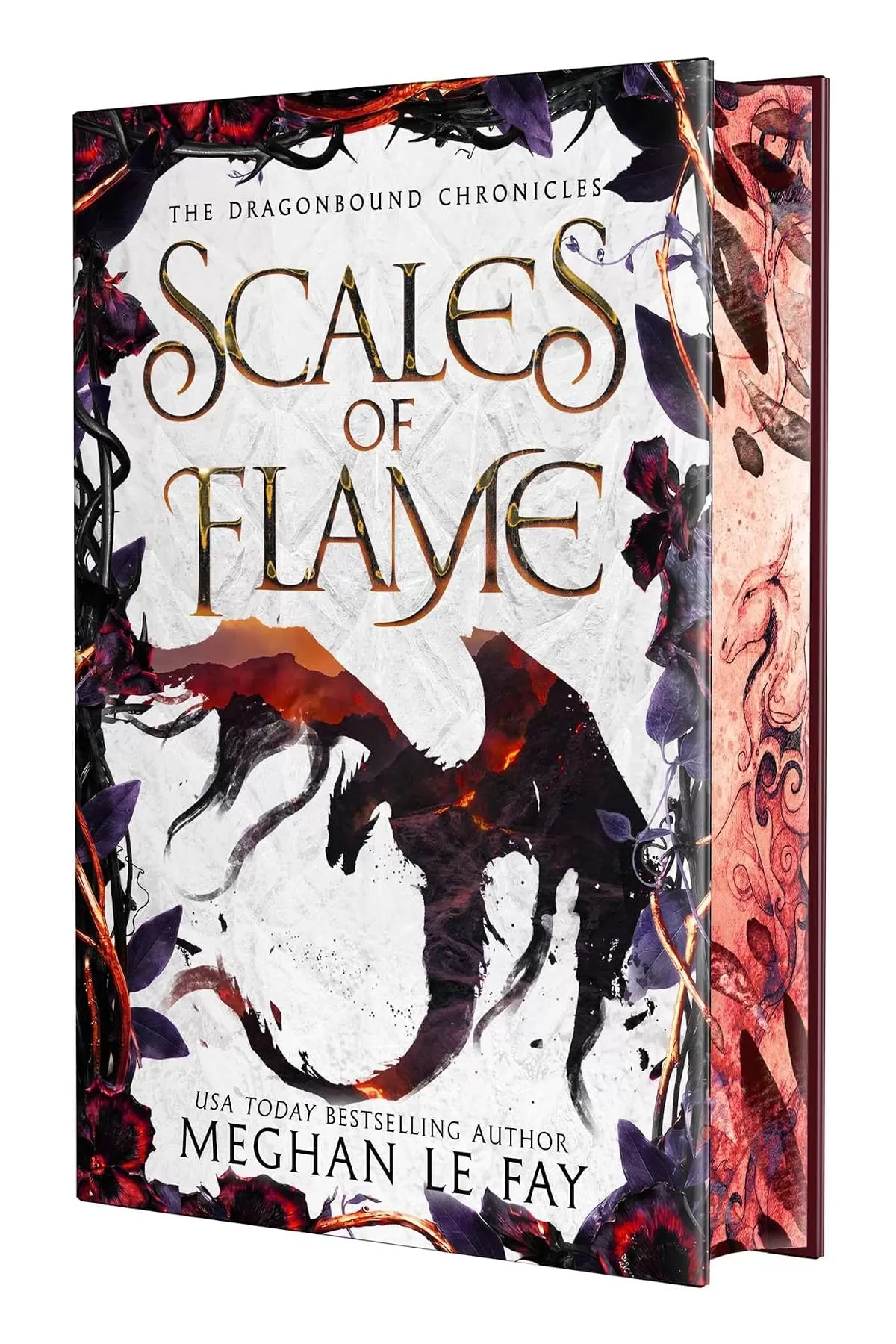 Scales of Flame (Dragonbound Chronicles #2) by Meghan Le Fay