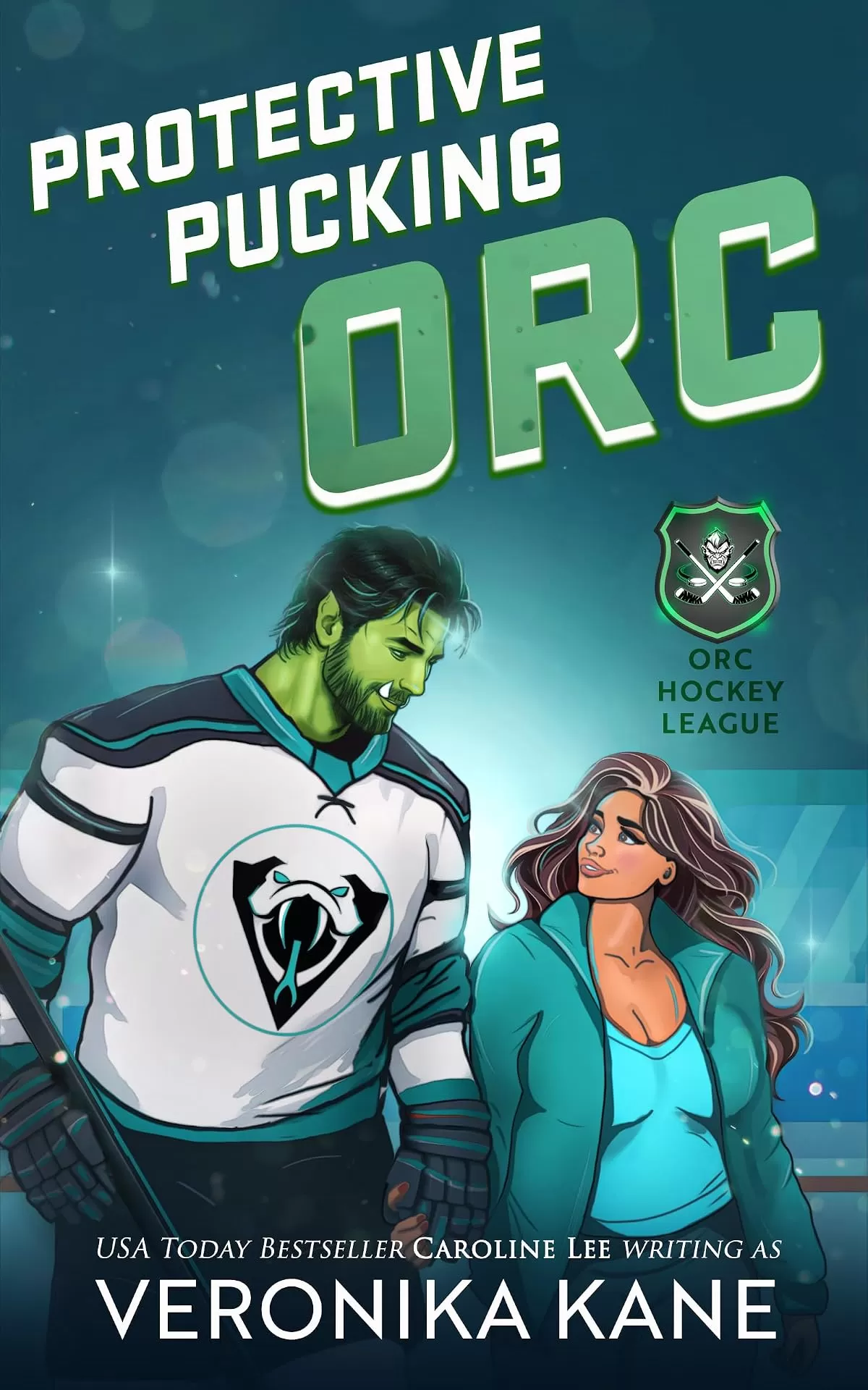 Protective Pucking Orc (The Orc Hockey League #4) by Veronika Kane