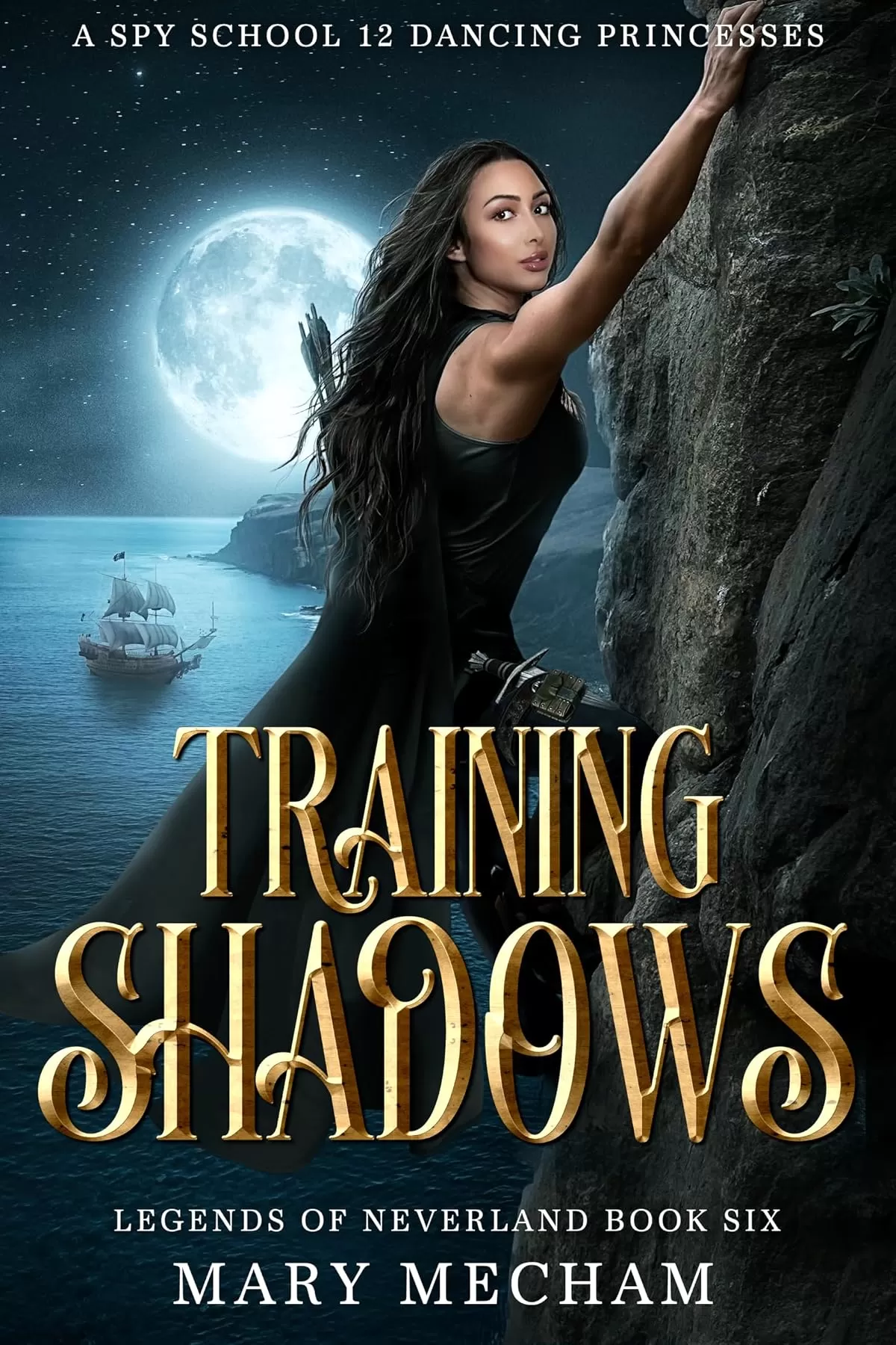 Training Shadows: A Spy School 12 Dancing Princesses (Legends of Neverland #6) by Mary Mecham