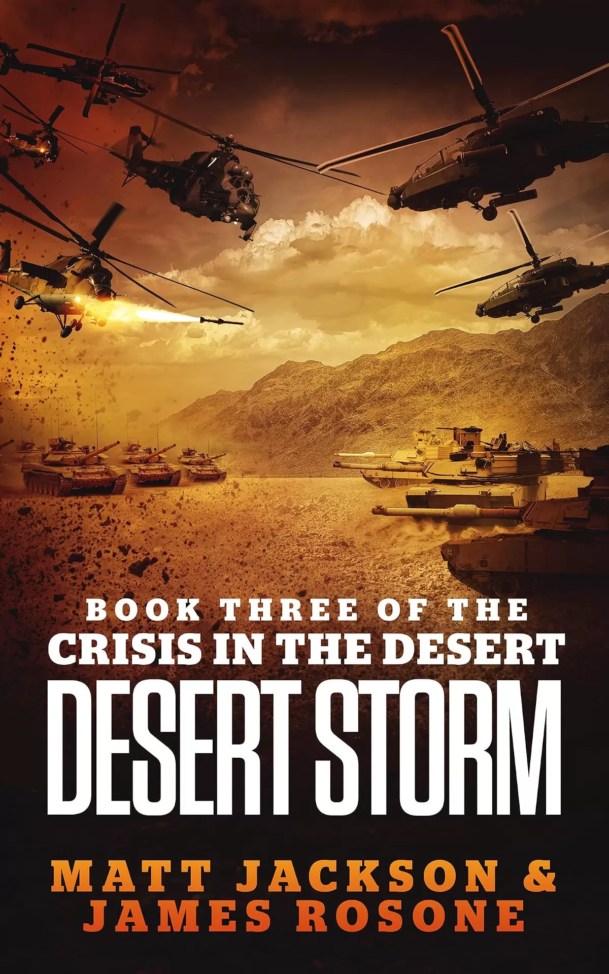 Desert Storm (Crisis in the Desert #3) by James Rosone, Matt Jackson