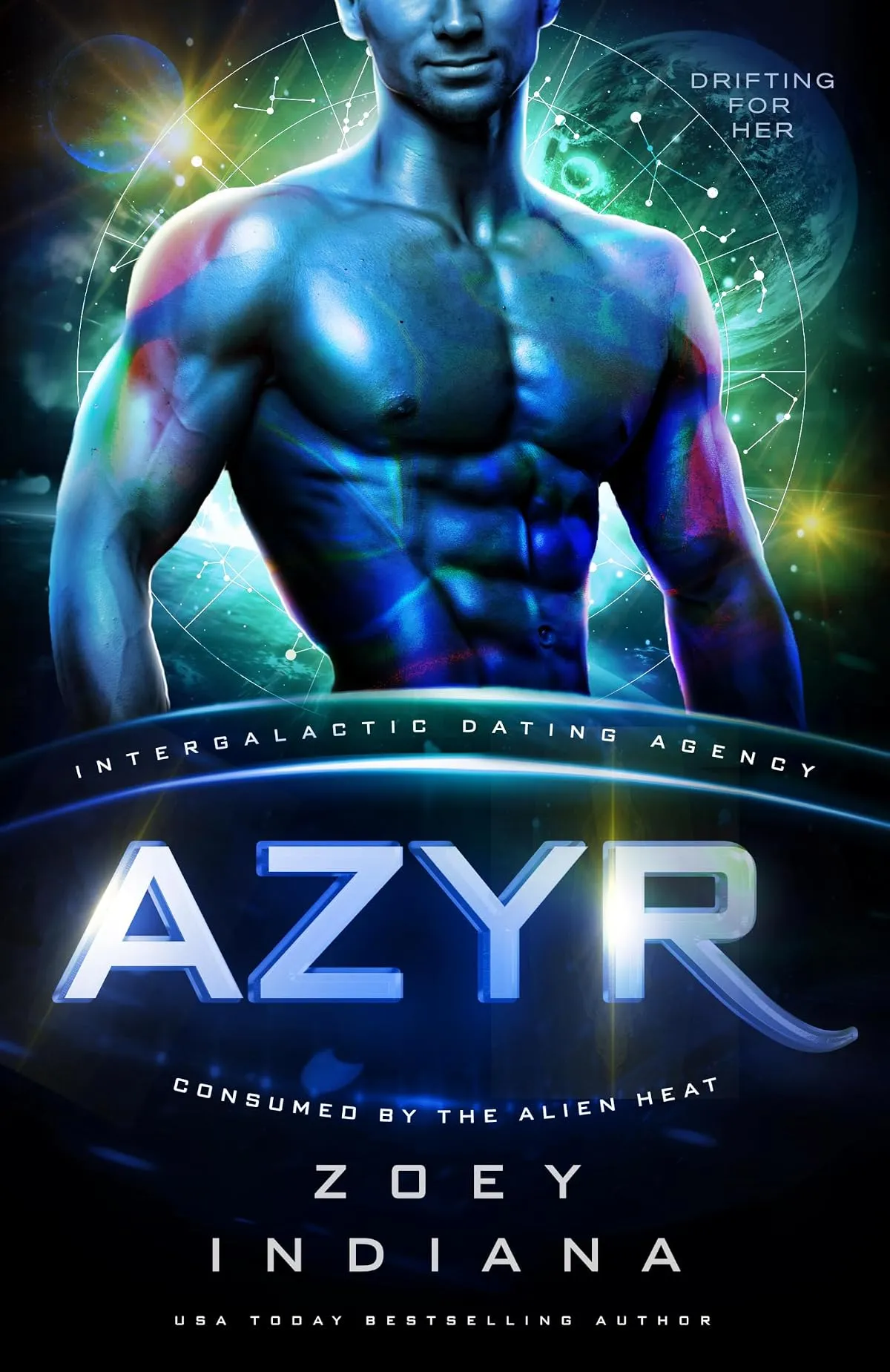 Azyr: Drifiting for Her (Consumed by the Alien Heat #4) by Zoey Indiana