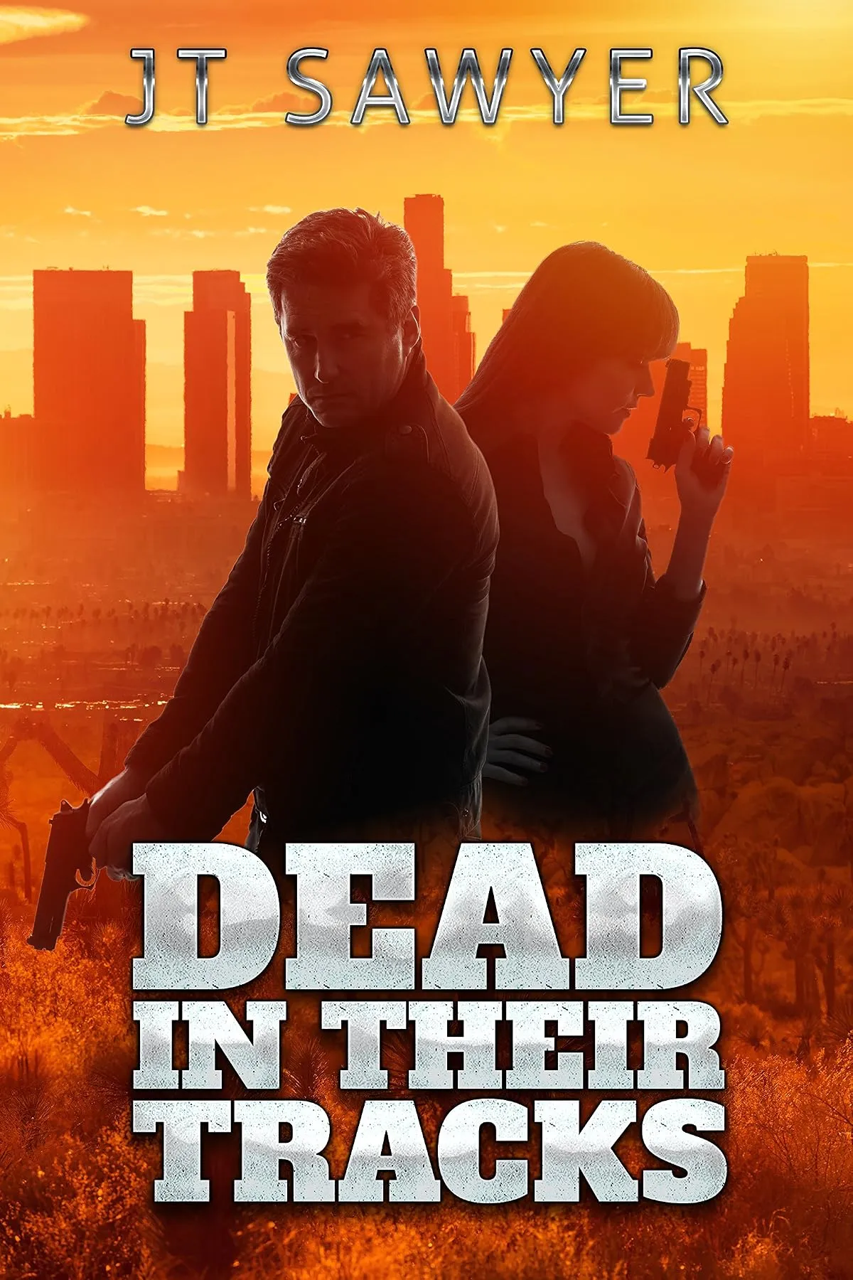 Dead in Their Tracks (Mitch Kearns Combat Tracker Series #1) by JT Sawyer