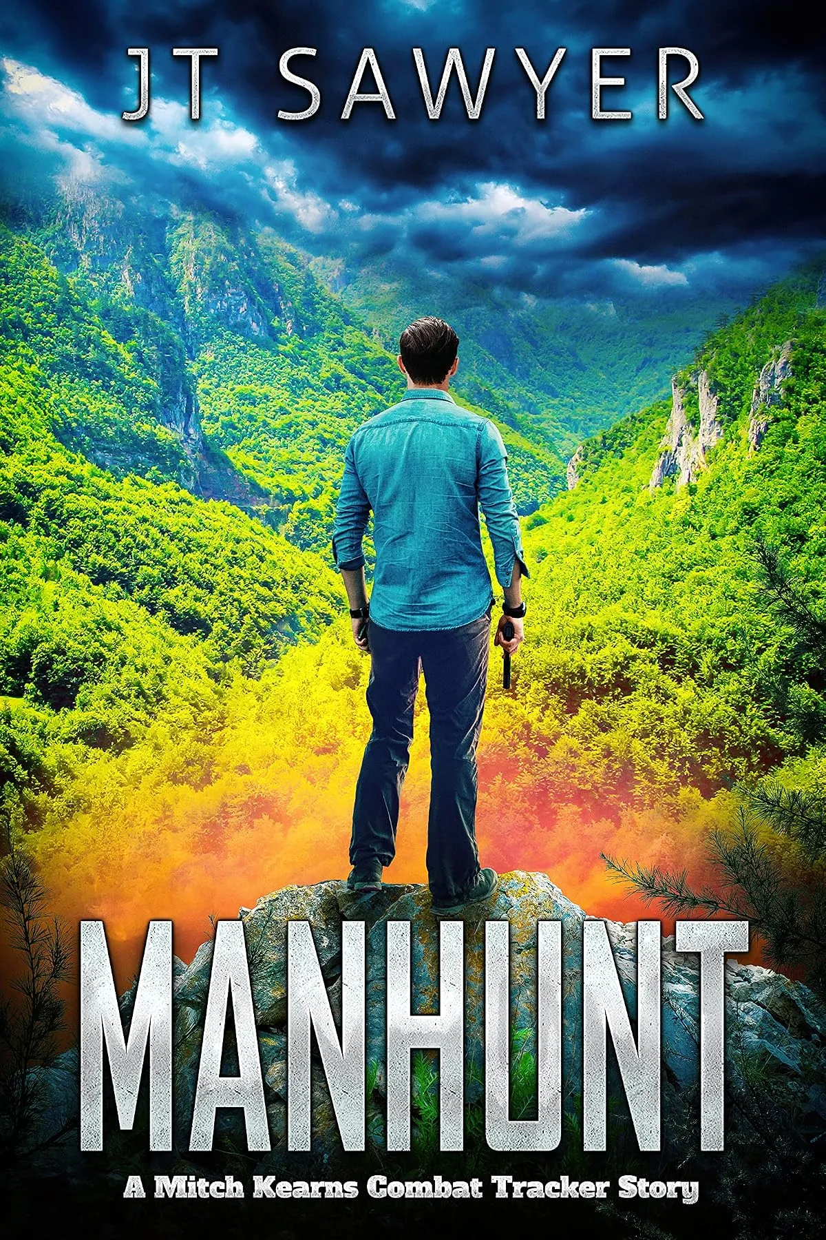 Manhunt (Mitch Kearns Combat Tracker Series #11) by JT Sawyer