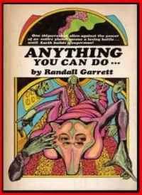 Anything You Can Do...