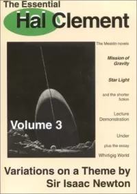 Variations on a Theme by Sir Isaac Newton (The Essential Hal Clement #3)
