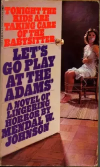 Let's Go Play at the Adams'