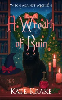 A Wreath of Ruin: A Witchy Small-Town Fantasy With a Sprinkle of Cursed Christmas Mayhem (Witch Against Wicked #4)