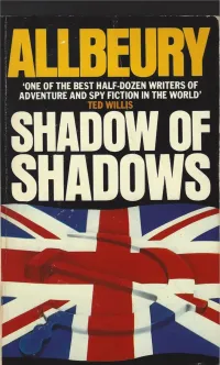 SHADOW OF SHADOWS PAR TED ALLBEURY