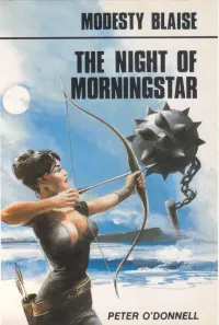 The Night of Morningstar (Modesty Blaise series #10)