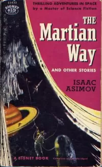 The Martian Way and Other Stories